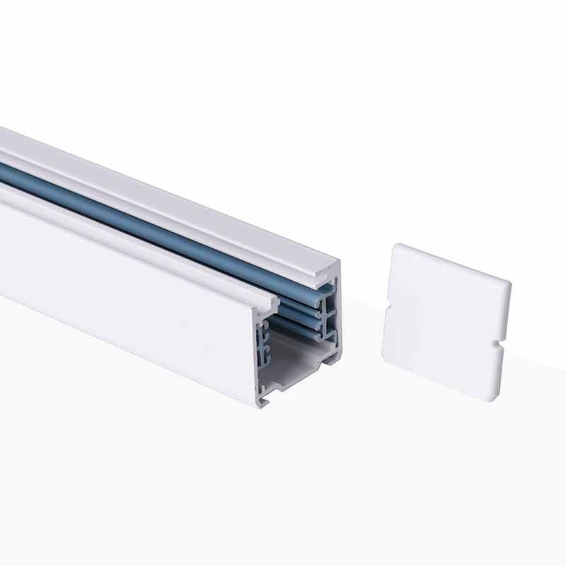 Carril trifásico de superficie para focos LED - 1 metro