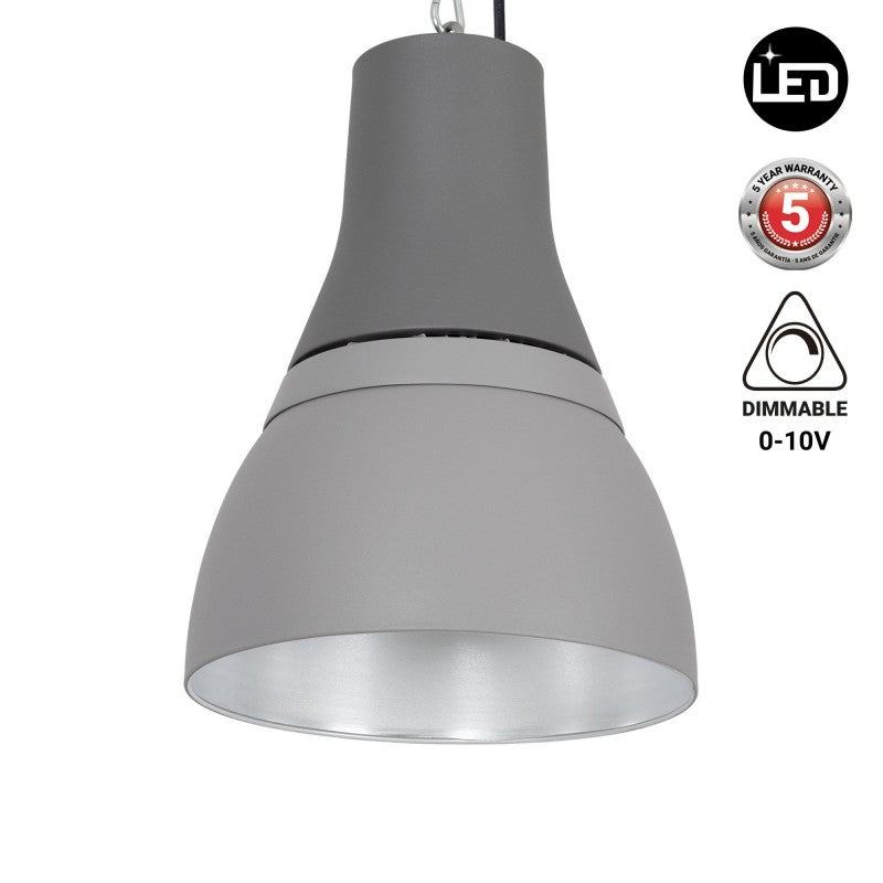 Suspension LED CCT commerciale - (25W / 40W / 60W / 80W) - Diffuseur Aluminium - UGR19 - Driver Lifud 0-10V