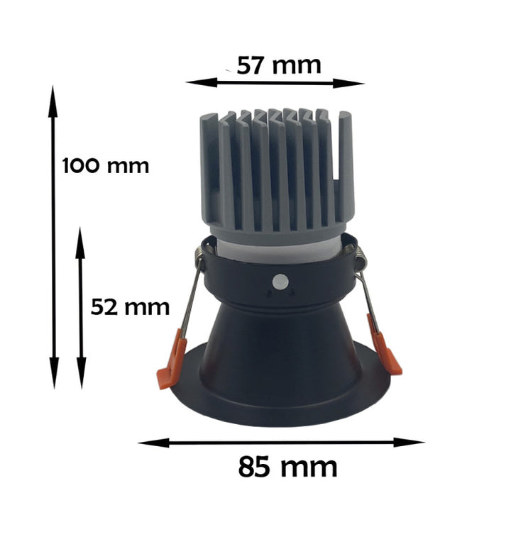 Spot encastrable LED Circulaire 15W Blanc