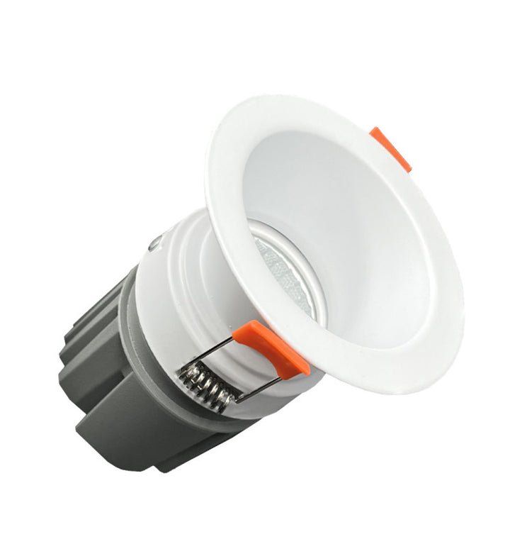 Foco LED empotrable circular blanco de 15 W