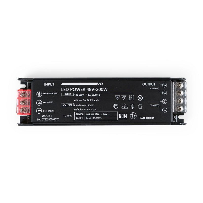 Alimentation 200W 48V - 4.1A - Haute efficacité - IP20