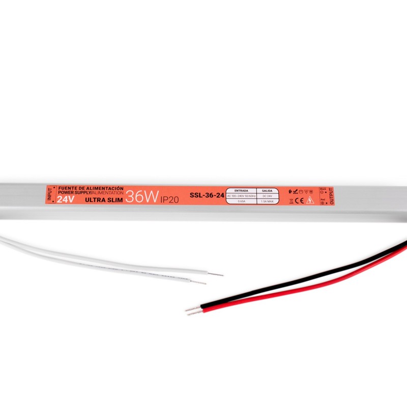 Alimentation LED extra plate 24V - 36W - IP20