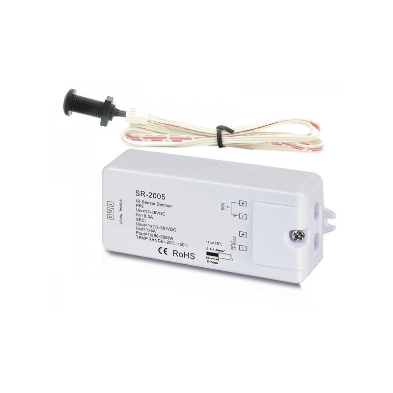 Interruptor con sensor de proximidad IR 12-36V 1Ch 3A