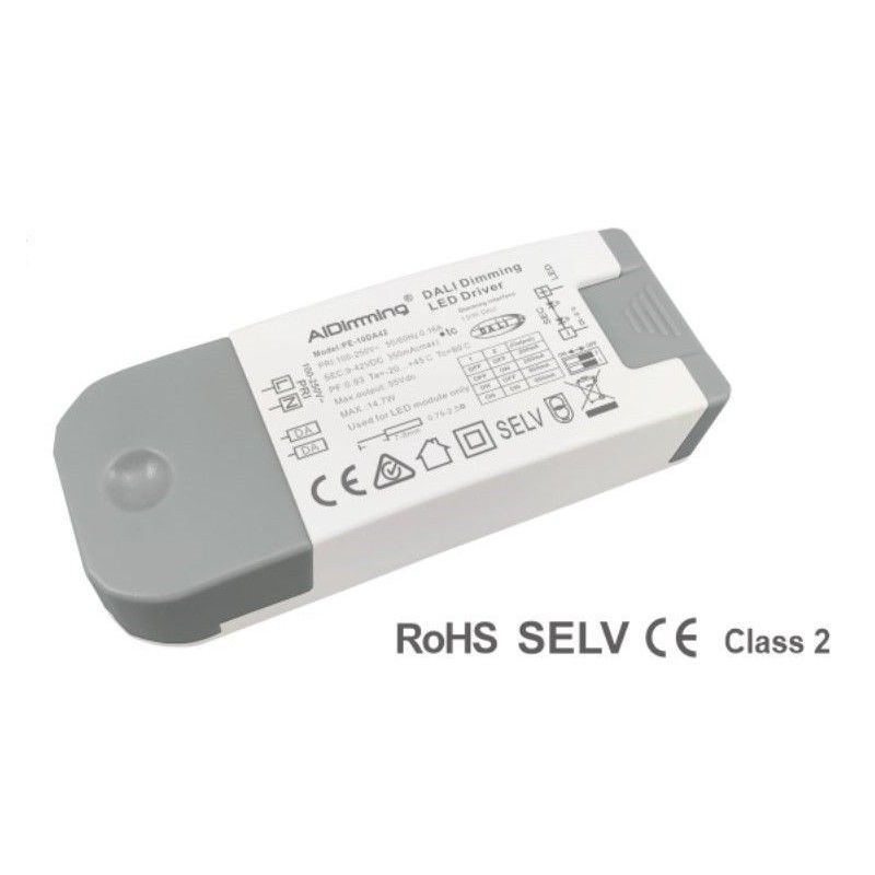 Controlador multicorriente DALI y PUSH 9-42 V-DC 200 a 350MA