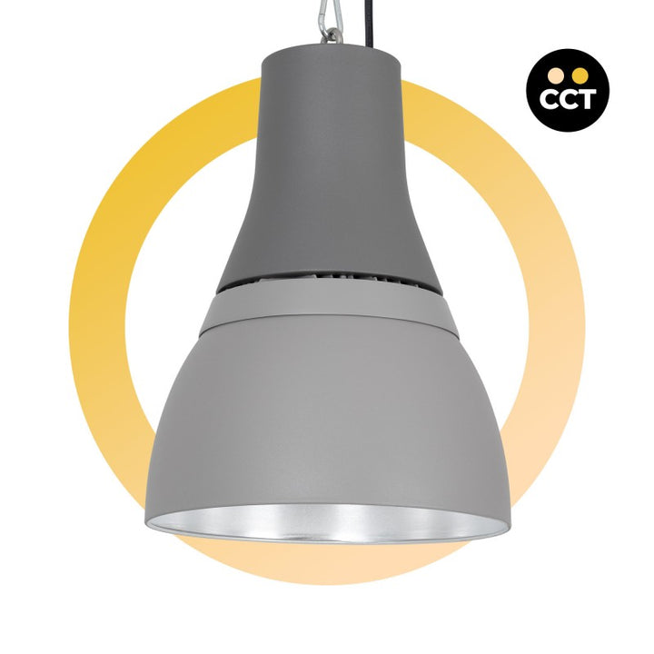 Suspension LED CCT commerciale - (25W / 40W / 60W / 80W) - Diffuseur Aluminium - UGR19 - Driver Lifud 0-10V