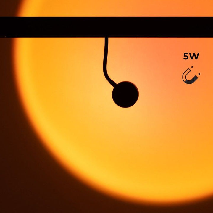 Lámpara magnética "SUNSET" de 48 V y 5 W - Efecto puesta de sol - Lámpara puesta de sol - FLEX