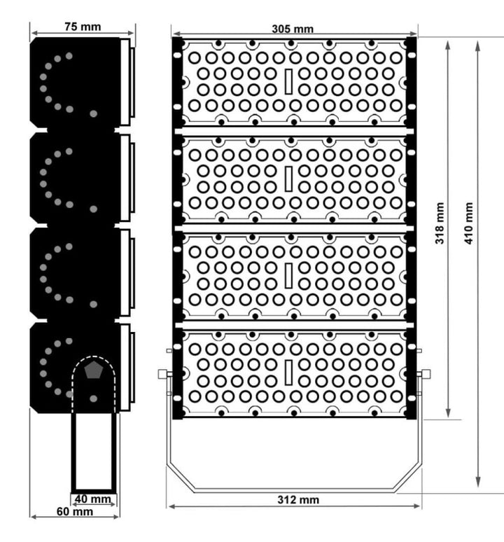 Projecteur LED DOB MAGNUM 200W